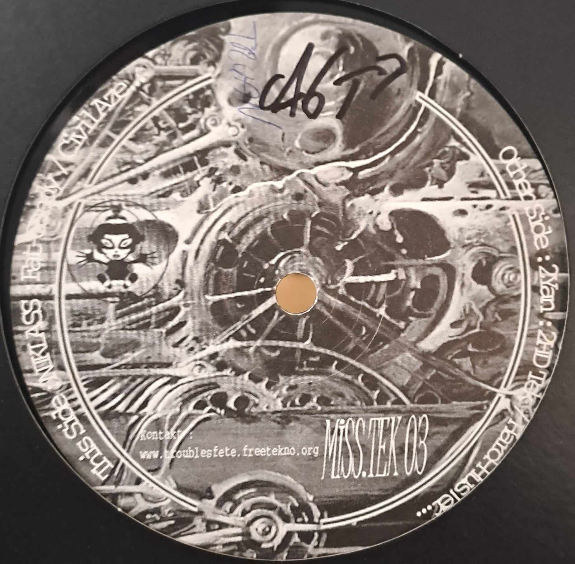 Troubles Fete 004 (Miss Tek 03) - vinyle freetekno
